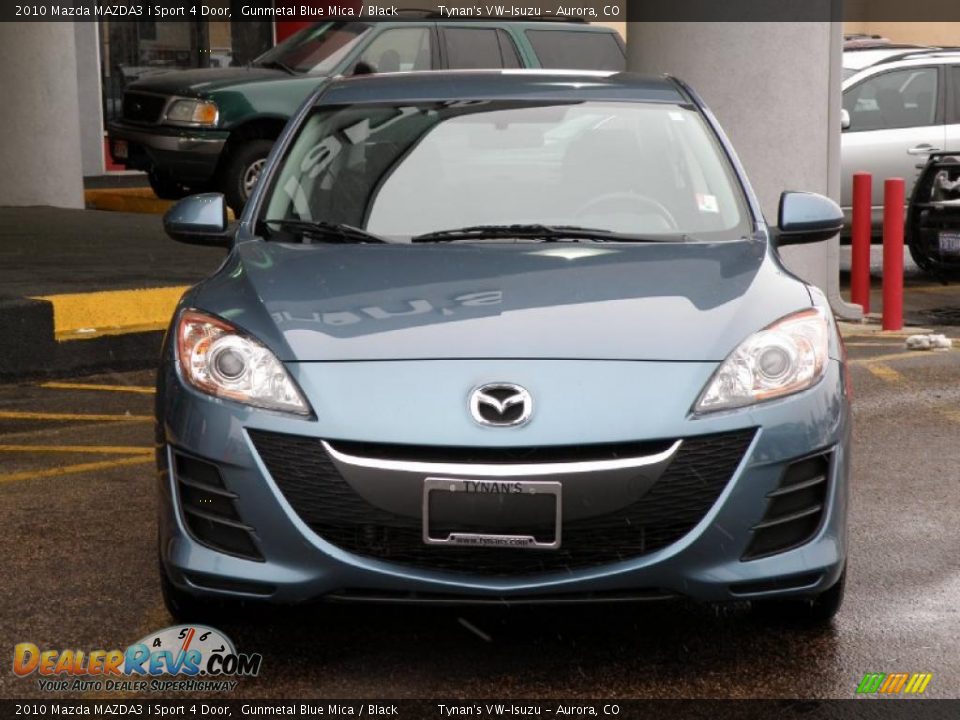 2010 Mazda MAZDA3 i Sport 4 Door Gunmetal Blue Mica / Black Photo #2