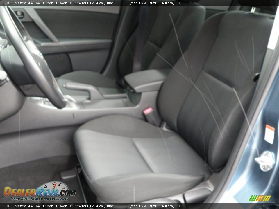 2010 Mazda MAZDA3 i Sport 4 Door Gunmetal Blue Mica / Black Photo #7
