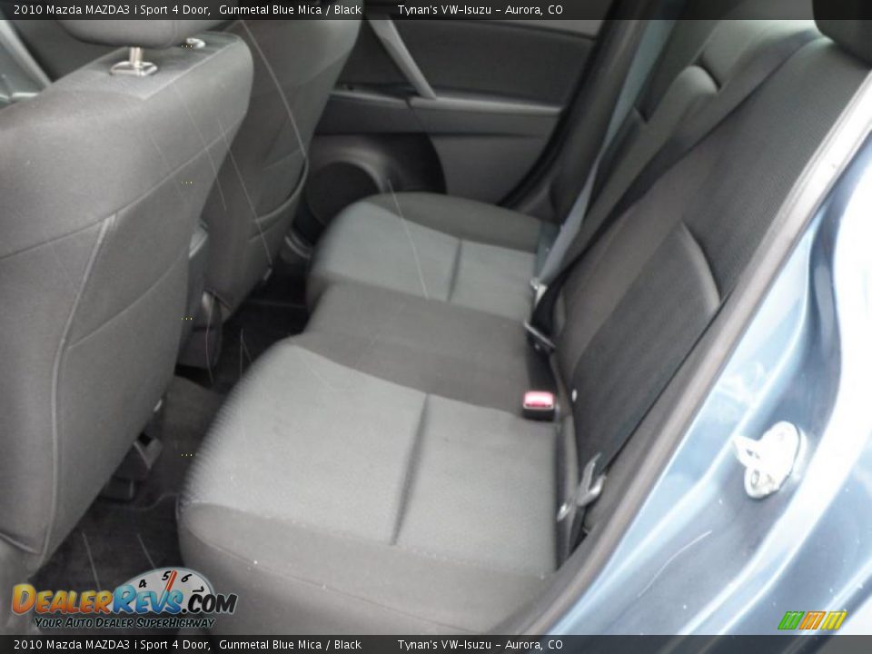 2010 Mazda MAZDA3 i Sport 4 Door Gunmetal Blue Mica / Black Photo #8