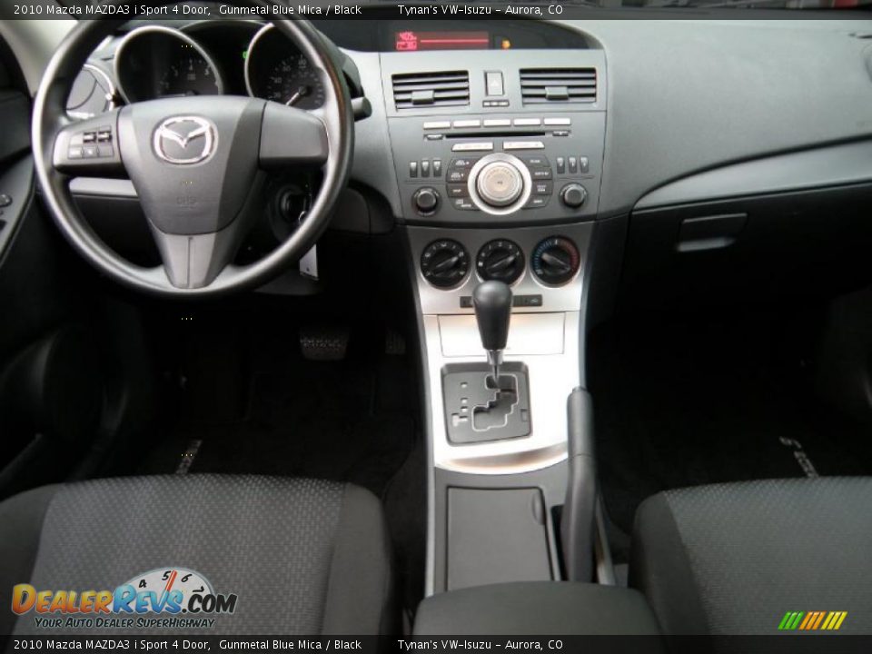 2010 Mazda MAZDA3 i Sport 4 Door Gunmetal Blue Mica / Black Photo #9