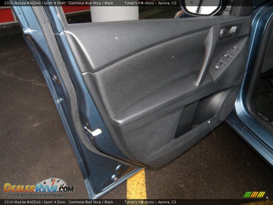 2010 Mazda MAZDA3 i Sport 4 Door Gunmetal Blue Mica / Black Photo #13