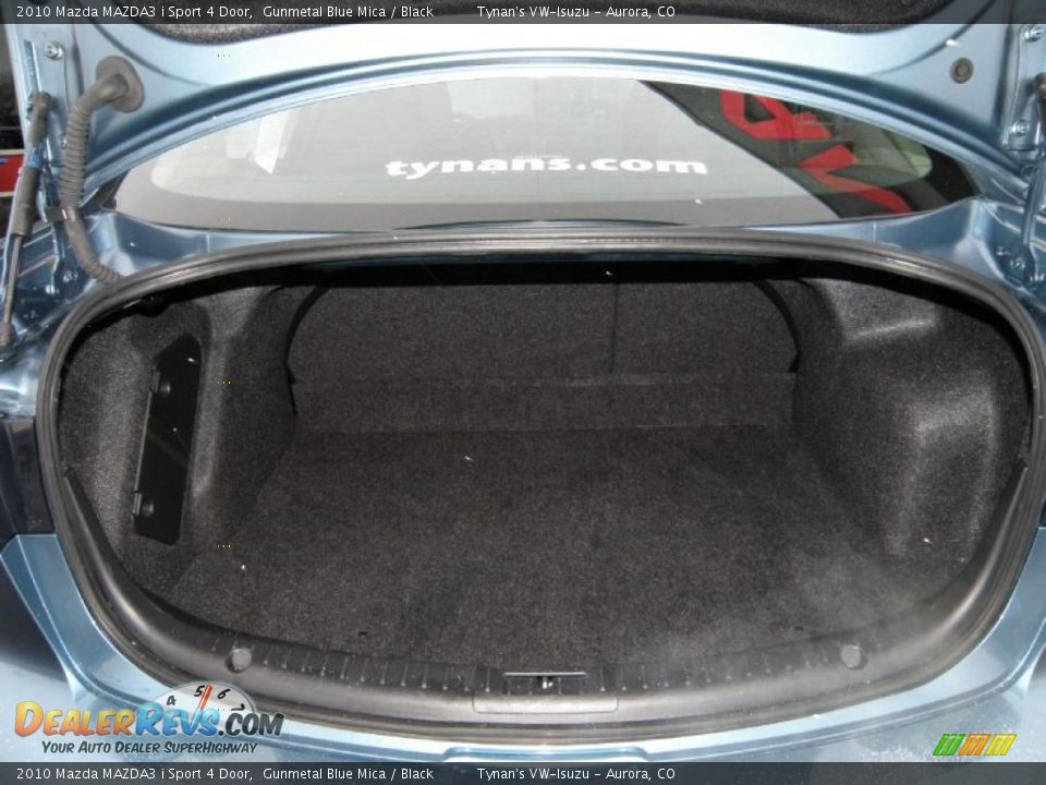 2010 Mazda MAZDA3 i Sport 4 Door Gunmetal Blue Mica / Black Photo #14