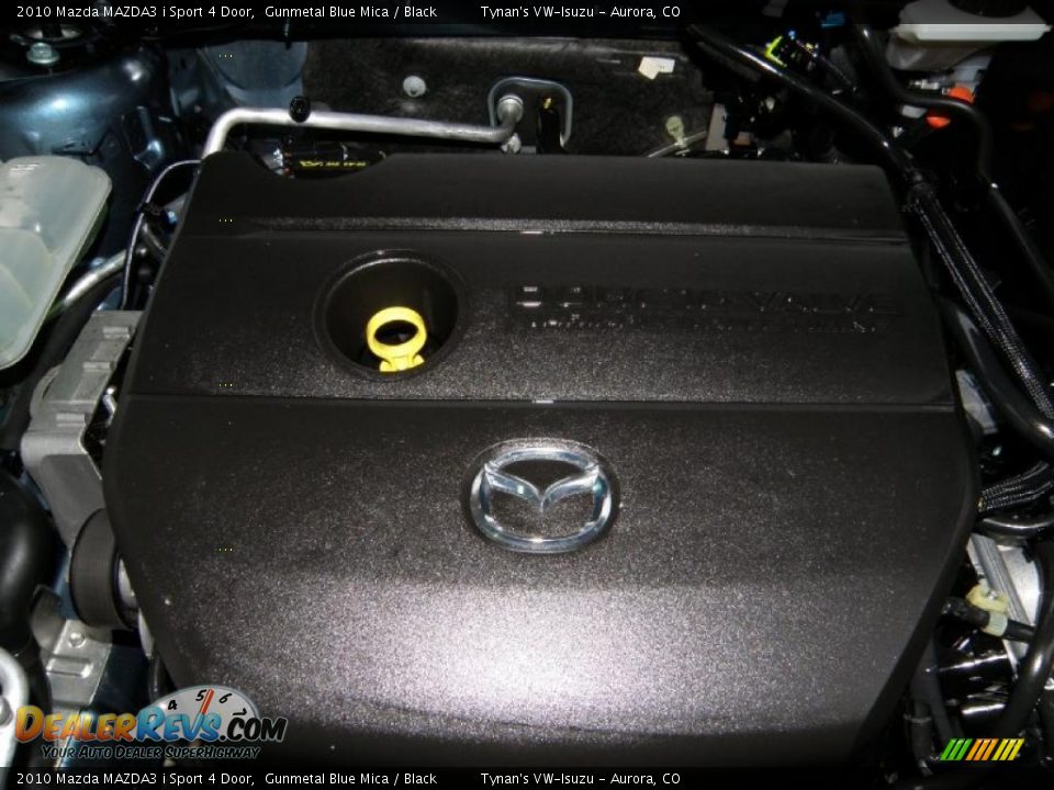 2010 Mazda MAZDA3 i Sport 4 Door Gunmetal Blue Mica / Black Photo #17