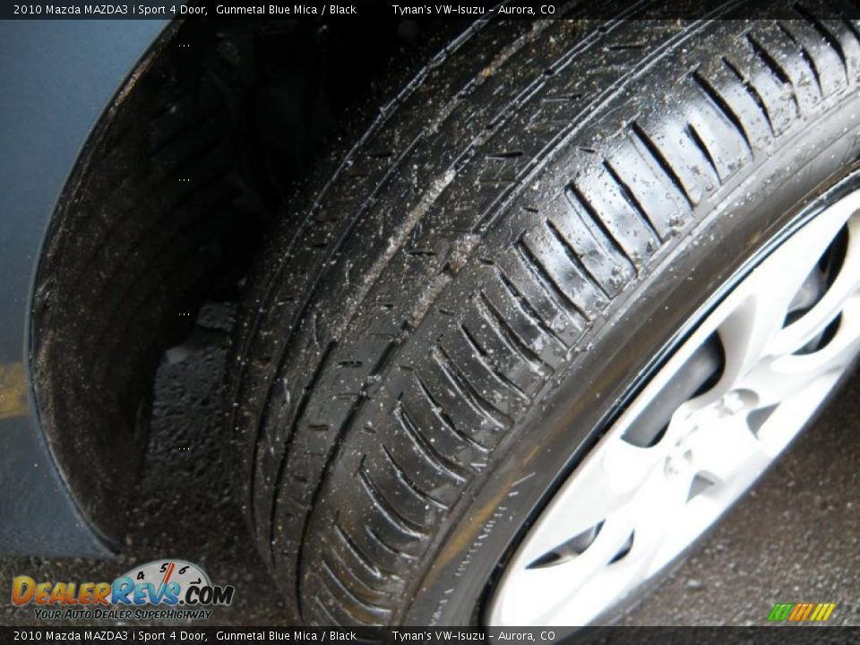 2010 Mazda MAZDA3 i Sport 4 Door Gunmetal Blue Mica / Black Photo #18