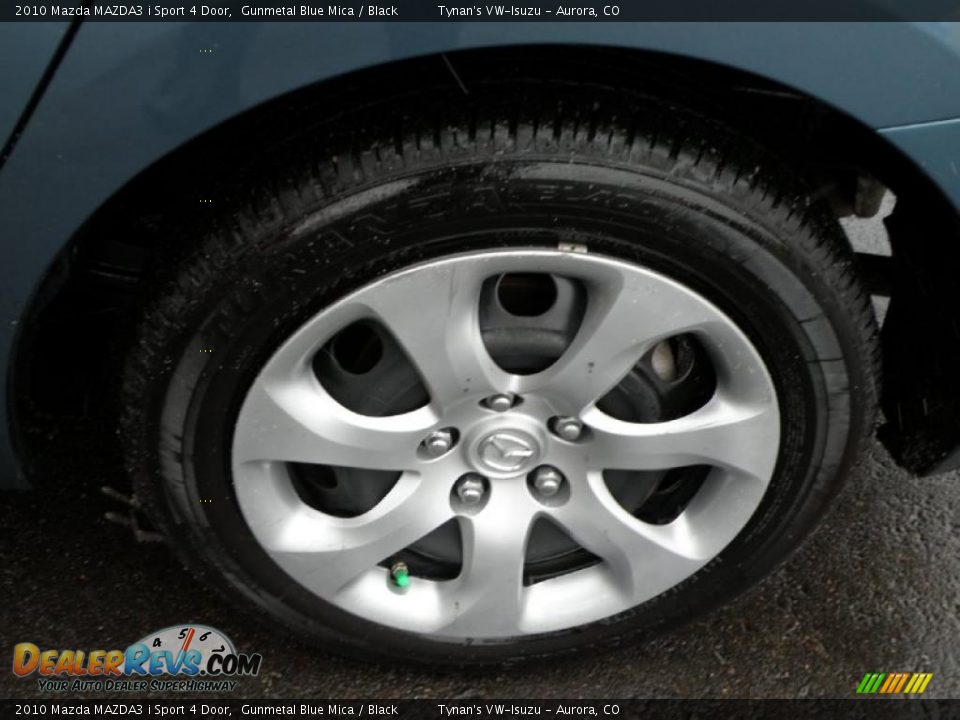 2010 Mazda MAZDA3 i Sport 4 Door Gunmetal Blue Mica / Black Photo #19