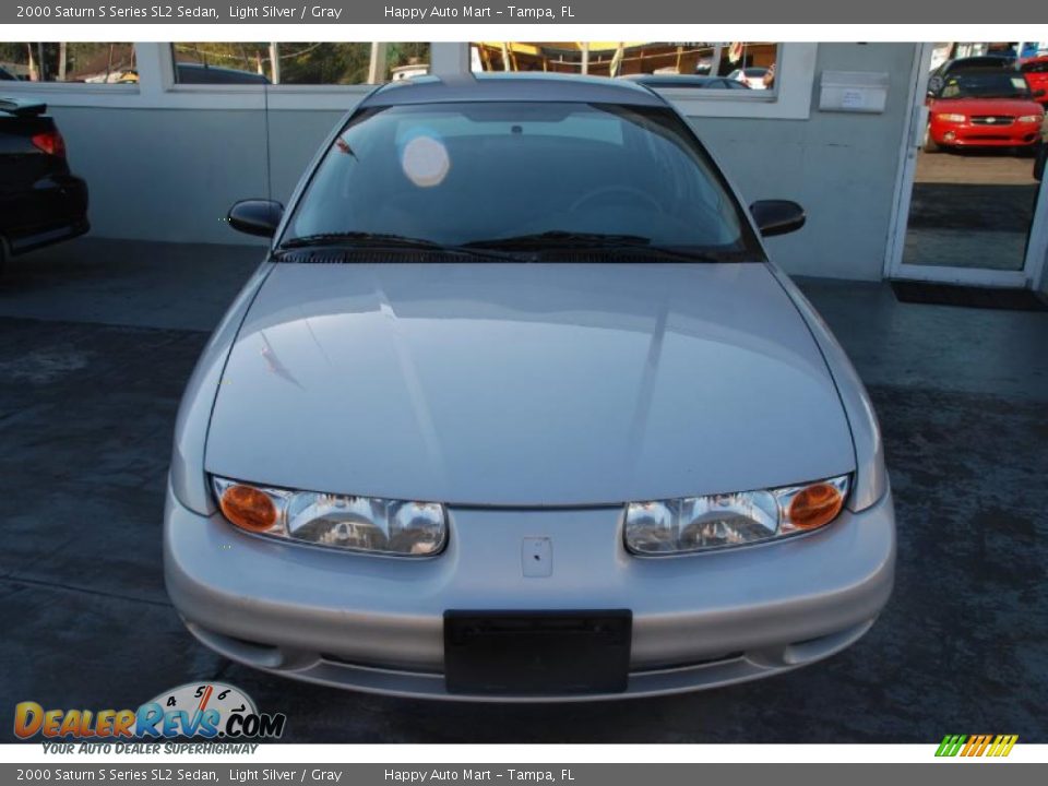 2000 Saturn S Series SL2 Sedan Light Silver / Gray Photo #13