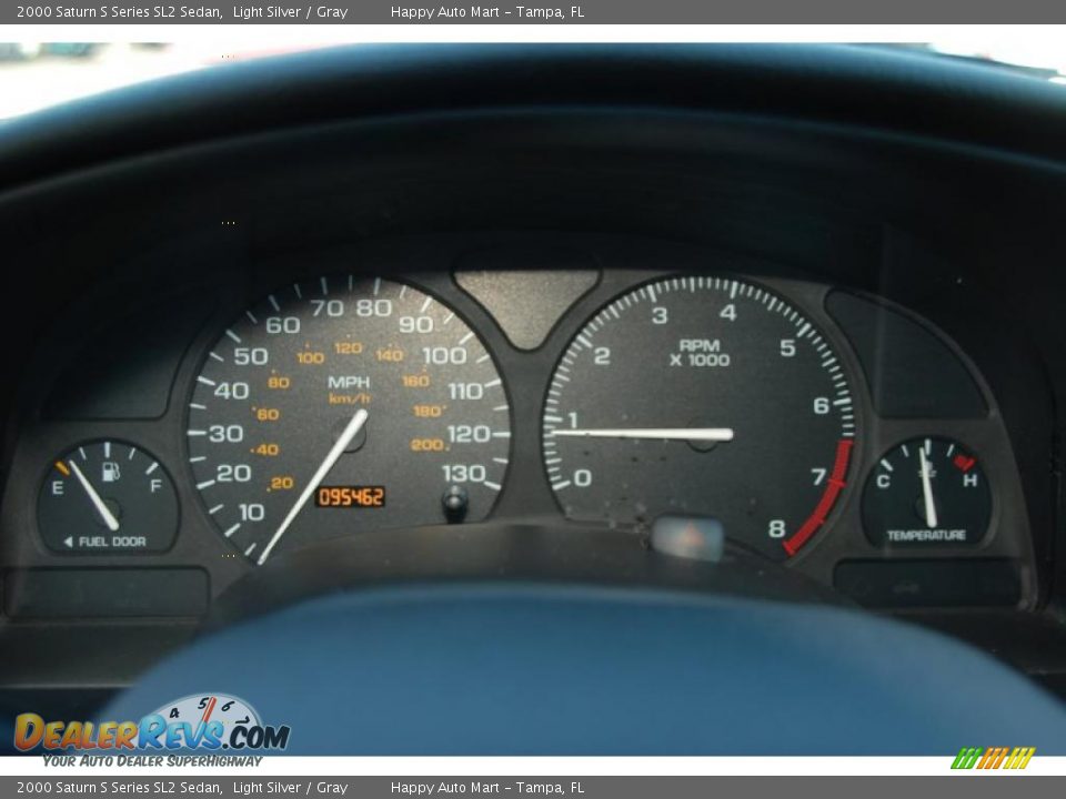 2000 Saturn S Series SL2 Sedan Light Silver / Gray Photo #27