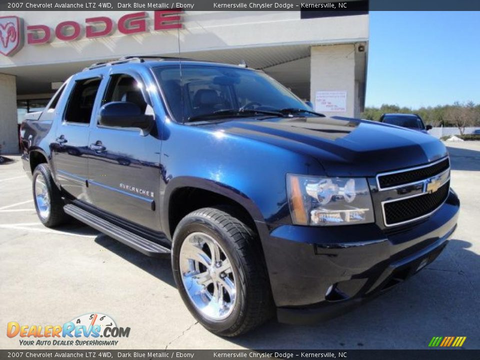 2007 Chevrolet Avalanche LTZ 4WD Dark Blue Metallic / Ebony Photo #1