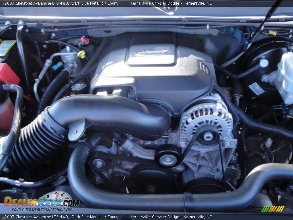 2007 Chevrolet Avalanche LTZ 4WD Dark Blue Metallic / Ebony Photo #28