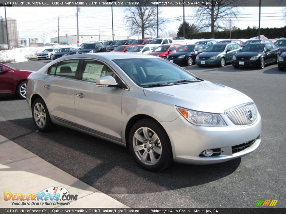 2010 Buick LaCrosse CXL Quicksilver Metallic / Dark Titanium/Light Titanium Photo #3