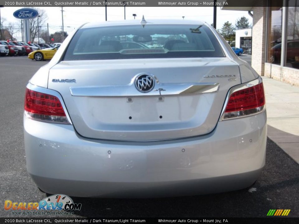 2010 Buick LaCrosse CXL Quicksilver Metallic / Dark Titanium/Light Titanium Photo #5