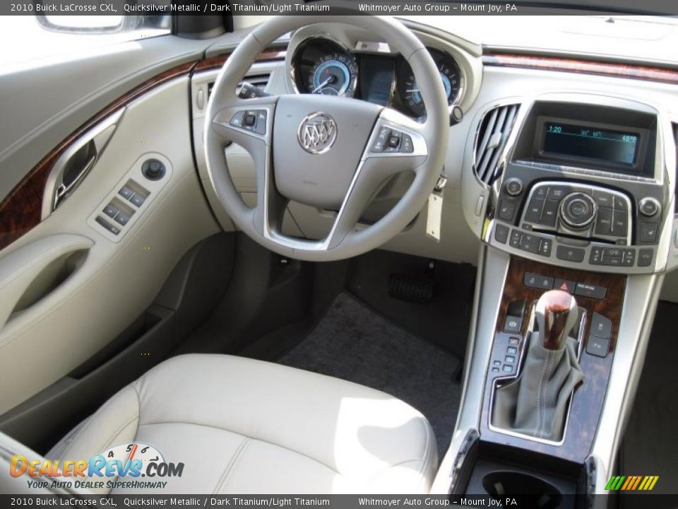 2010 Buick LaCrosse CXL Quicksilver Metallic / Dark Titanium/Light Titanium Photo #7