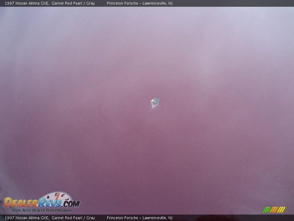 1997 Nissan Altima GXE Garnet Red Pearl / Gray Photo #14