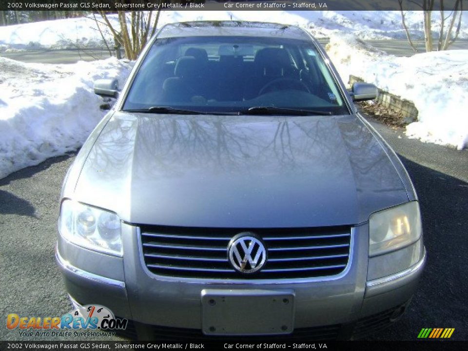 2002 Volkswagen Passat GLS Sedan Silverstone Grey Metallic / Black Photo #24