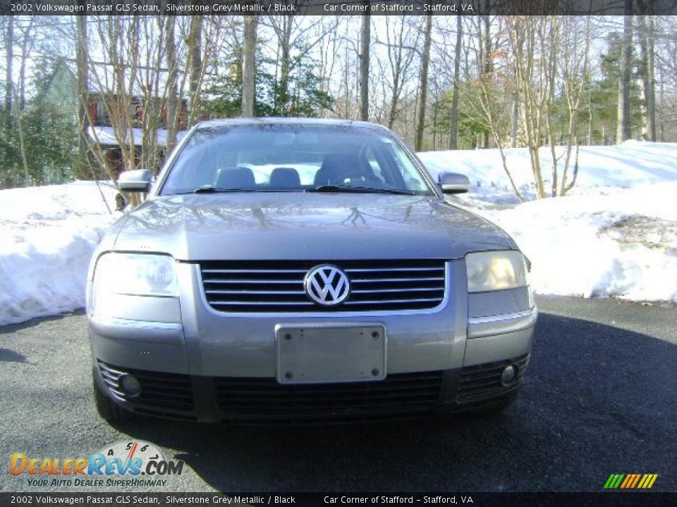 2002 Volkswagen Passat GLS Sedan Silverstone Grey Metallic / Black Photo #25