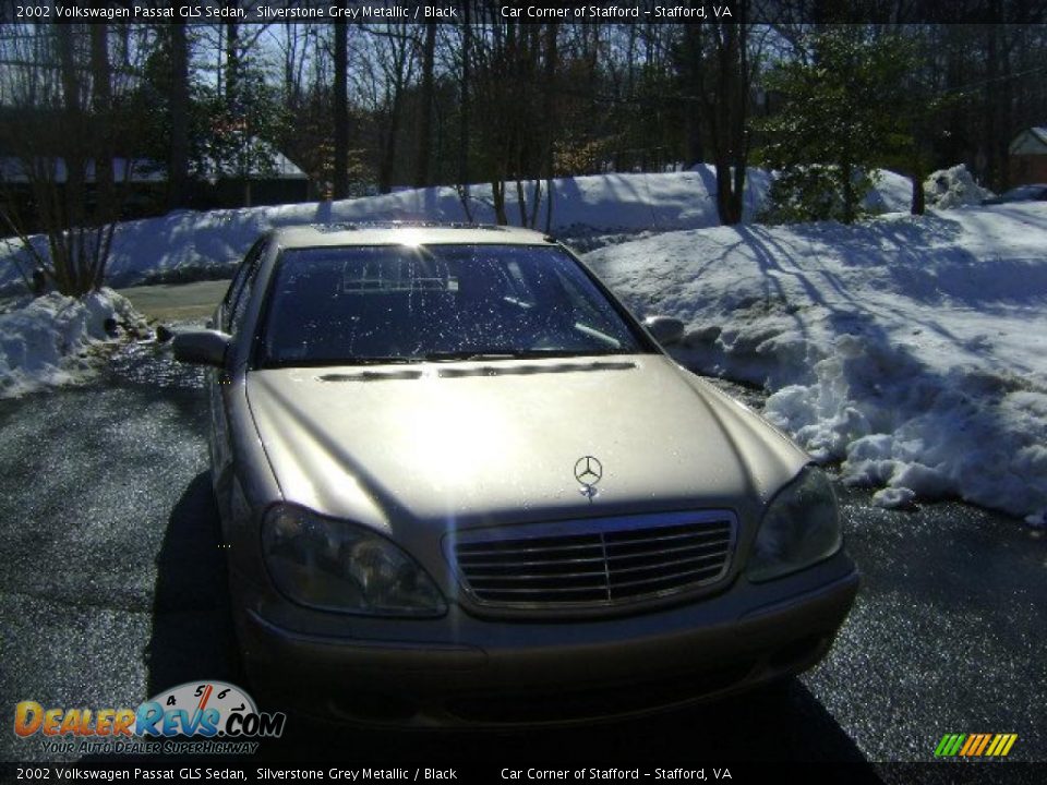2002 Volkswagen Passat GLS Sedan Silverstone Grey Metallic / Black Photo #29
