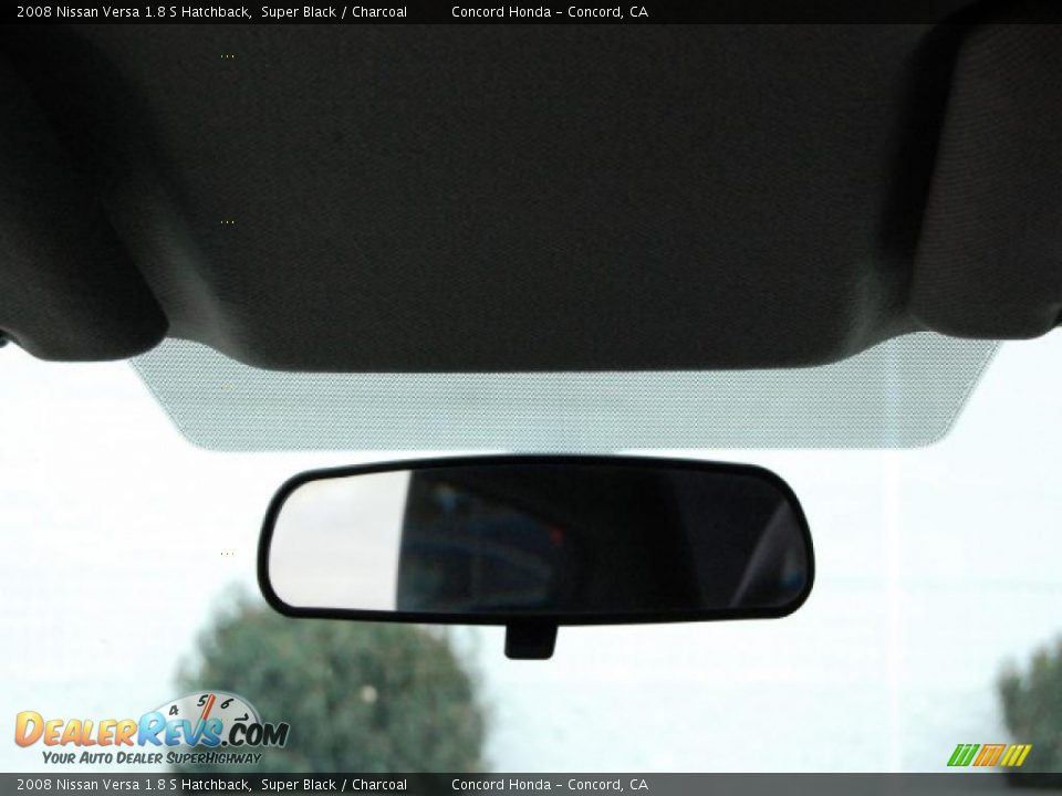 2008 Nissan Versa 1.8 S Hatchback Super Black / Charcoal Photo #14