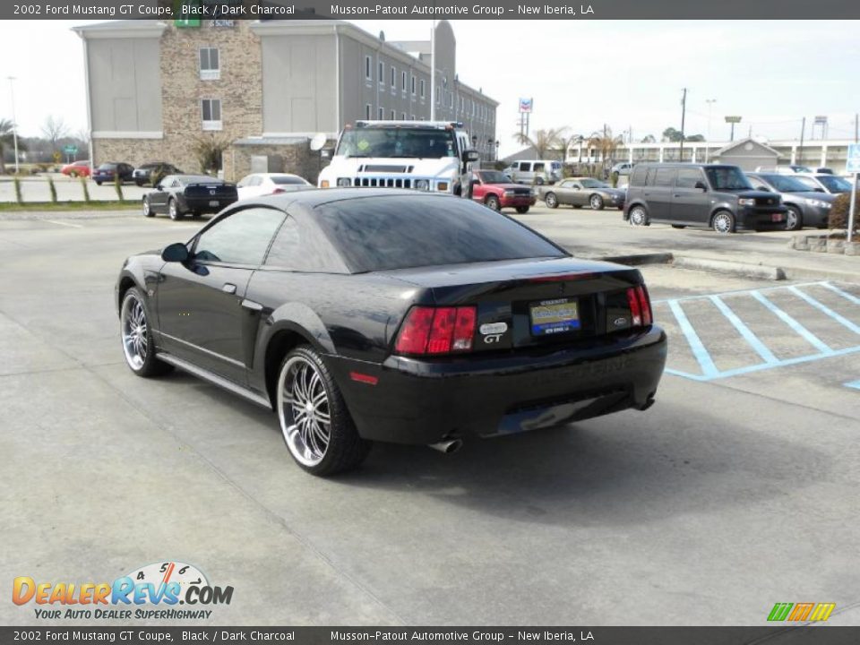 2002 Ford Mustang GT Coupe Black / Dark Charcoal Photo #3