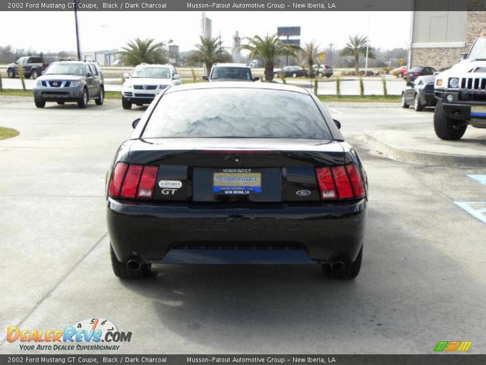 2002 Ford Mustang GT Coupe Black / Dark Charcoal Photo #4