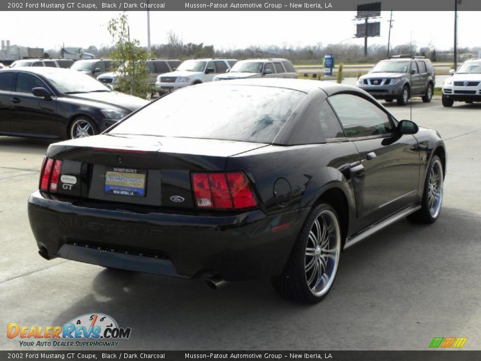 2002 Ford Mustang GT Coupe Black / Dark Charcoal Photo #5