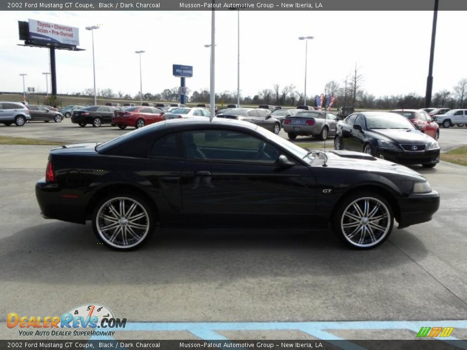 2002 Ford Mustang GT Coupe Black / Dark Charcoal Photo #6