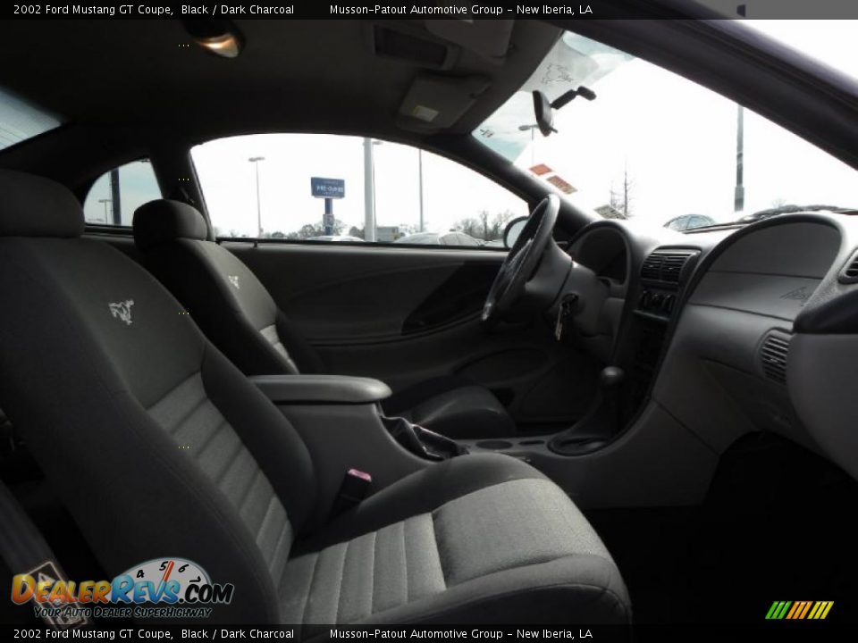 2002 Ford Mustang GT Coupe Black / Dark Charcoal Photo #10