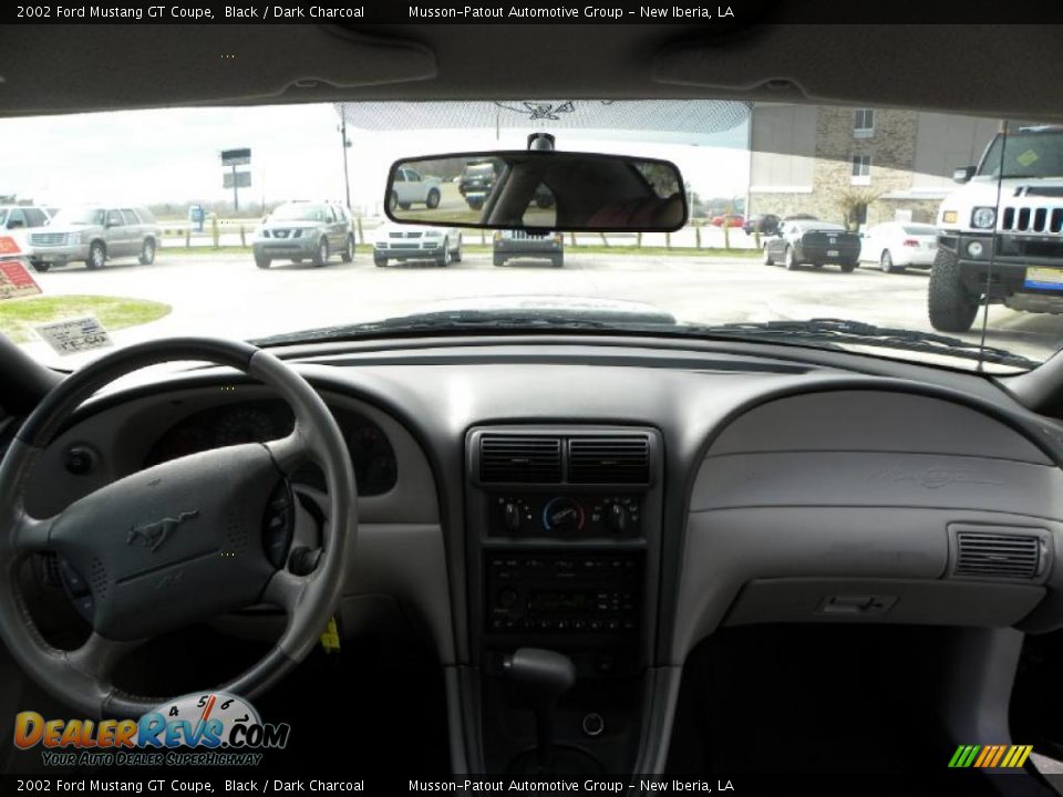 2002 Ford Mustang GT Coupe Black / Dark Charcoal Photo #12