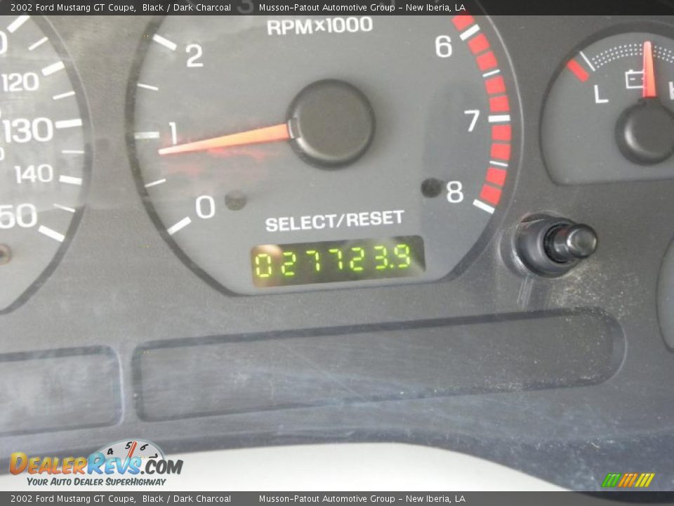 2002 Ford Mustang GT Coupe Black / Dark Charcoal Photo #14