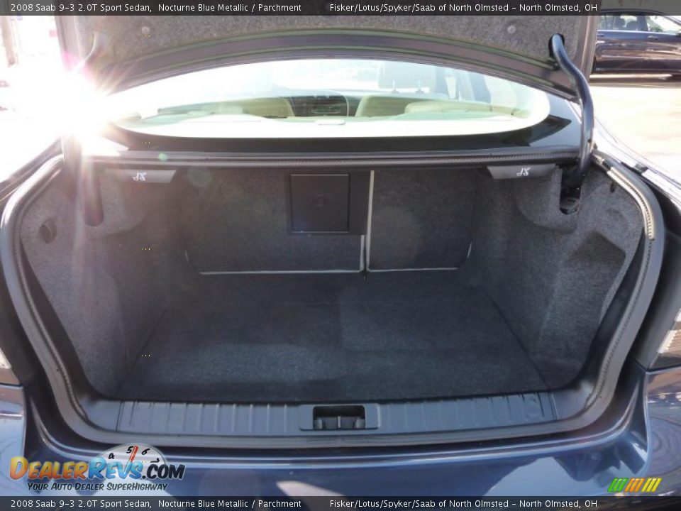 2008 Saab 9-3 2.0T Sport Sedan Nocturne Blue Metallic / Parchment Photo #23