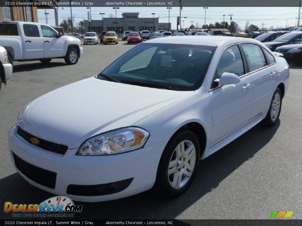 2010 Chevrolet Impala LT Summit White / Gray Photo #1