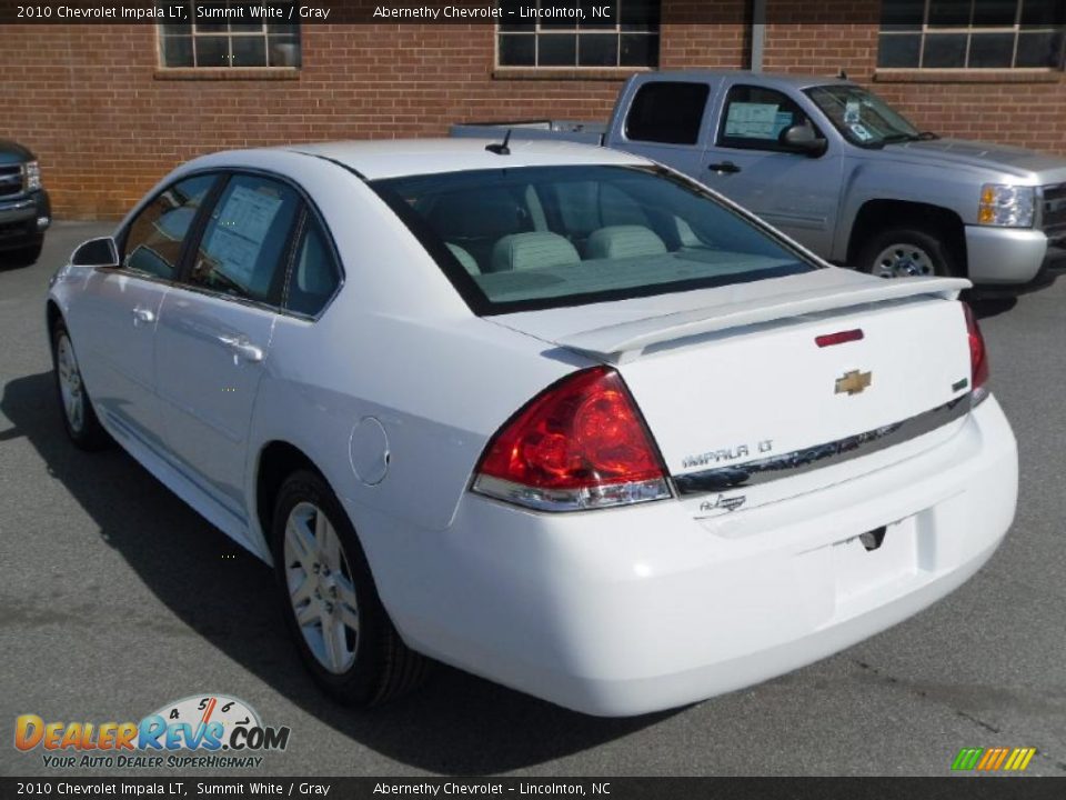 2010 Chevrolet Impala LT Summit White / Gray Photo #2