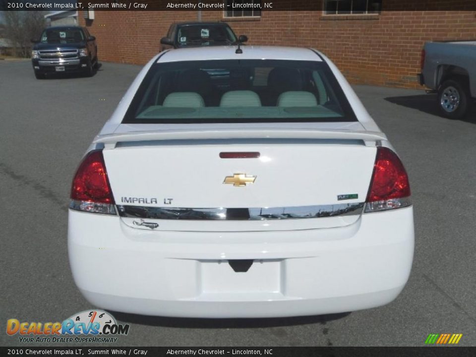 2010 Chevrolet Impala LT Summit White / Gray Photo #3