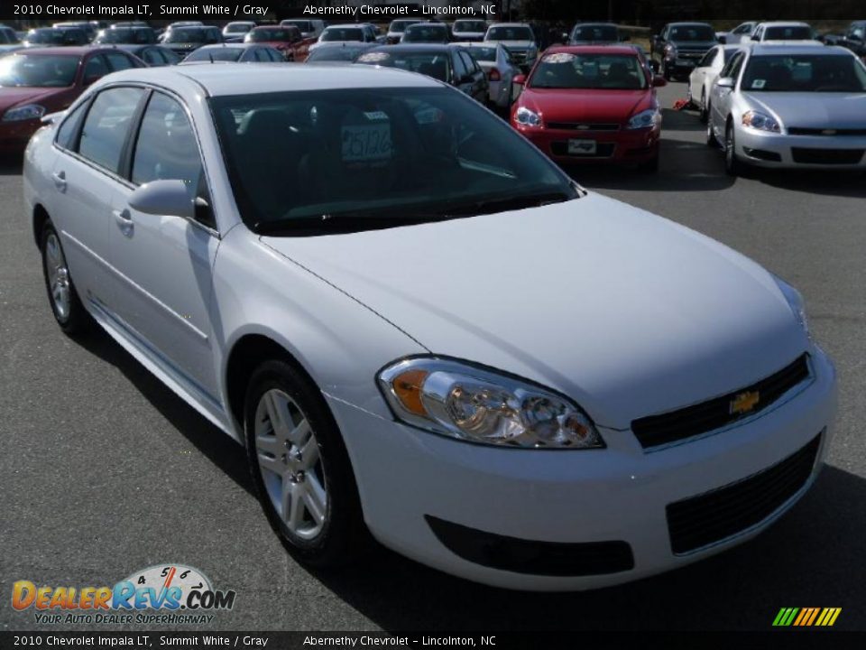 2010 Chevrolet Impala LT Summit White / Gray Photo #5