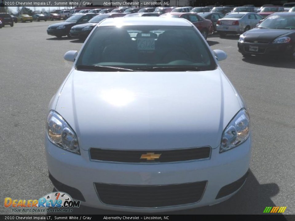 2010 Chevrolet Impala LT Summit White / Gray Photo #6