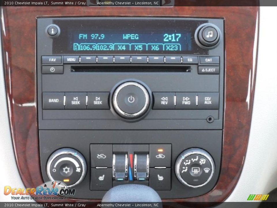 2010 Chevrolet Impala LT Summit White / Gray Photo #13