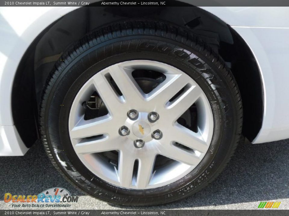 2010 Chevrolet Impala LT Summit White / Gray Photo #22