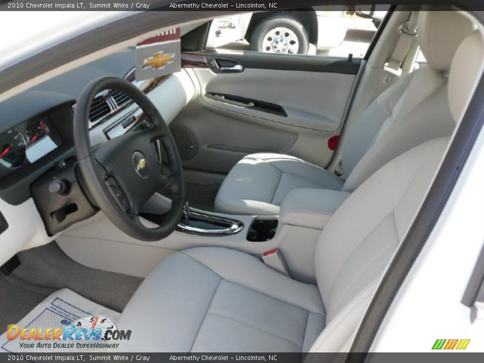 2010 Chevrolet Impala LT Summit White / Gray Photo #25