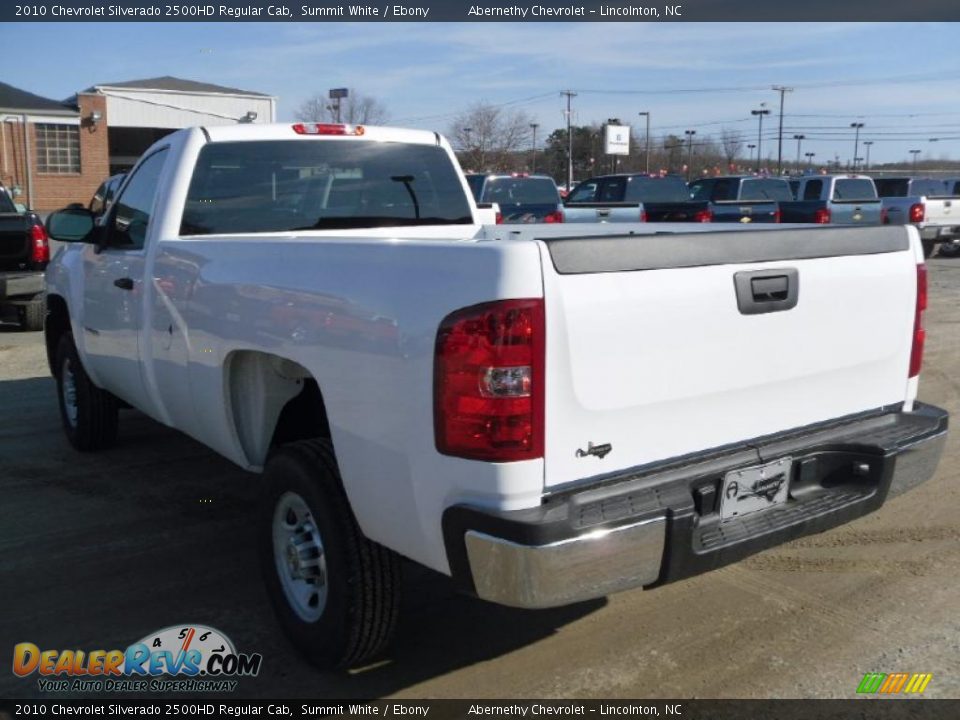 2010 Chevrolet Silverado 2500HD Regular Cab Summit White / Ebony Photo #2