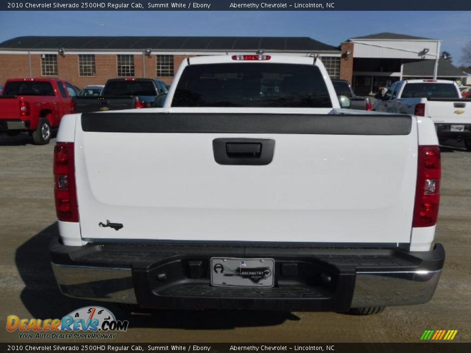 2010 Chevrolet Silverado 2500HD Regular Cab Summit White / Ebony Photo #3