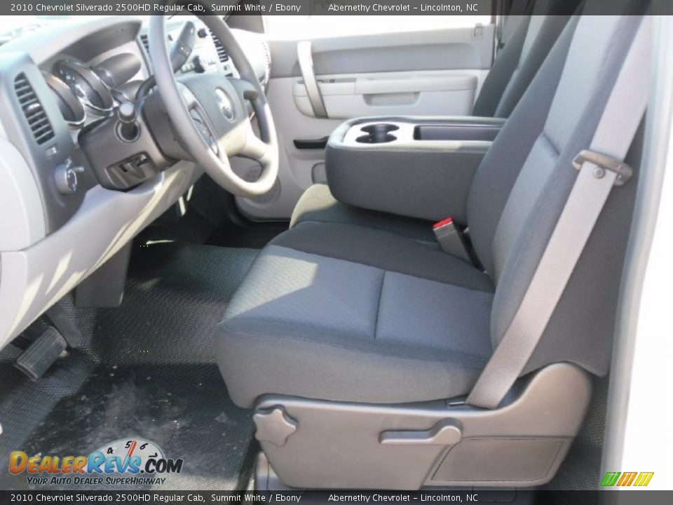 2010 Chevrolet Silverado 2500HD Regular Cab Summit White / Ebony Photo #8