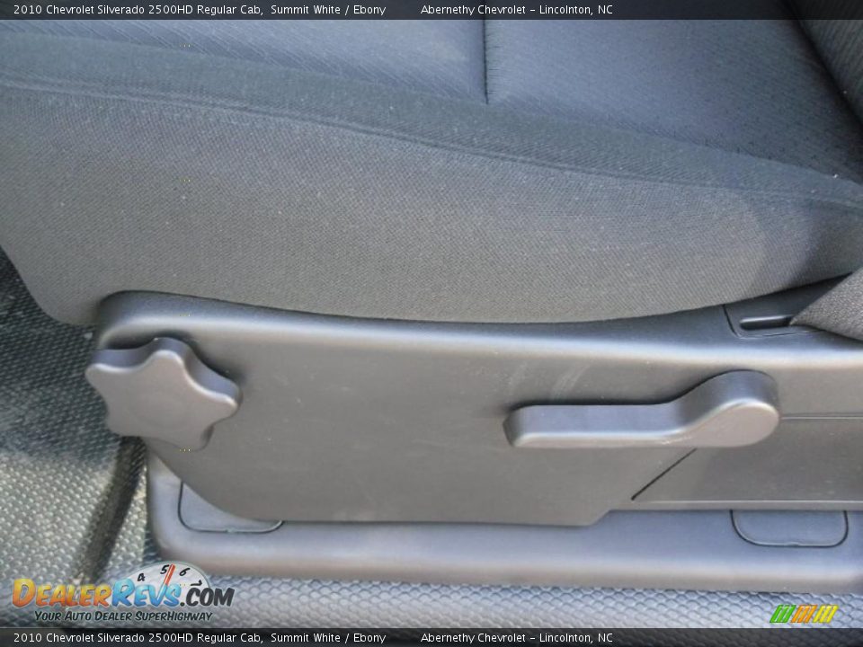 2010 Chevrolet Silverado 2500HD Regular Cab Summit White / Ebony Photo #9