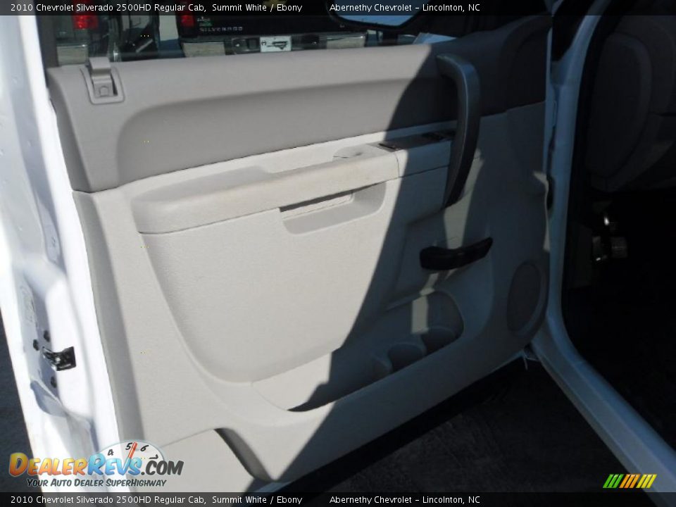 2010 Chevrolet Silverado 2500HD Regular Cab Summit White / Ebony Photo #10