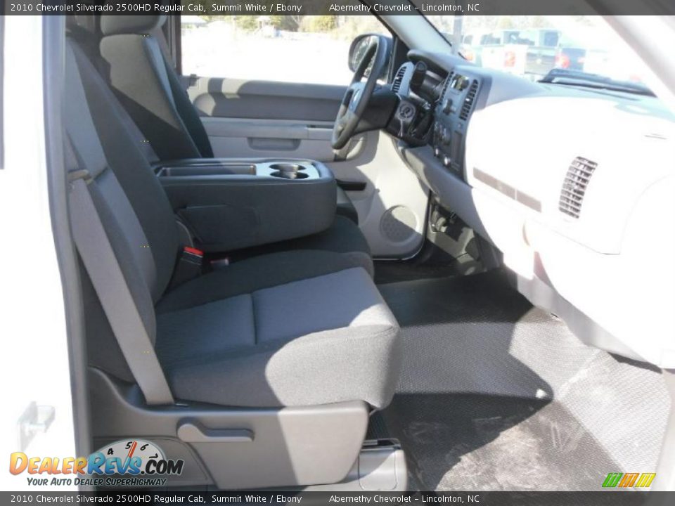 2010 Chevrolet Silverado 2500HD Regular Cab Summit White / Ebony Photo #17