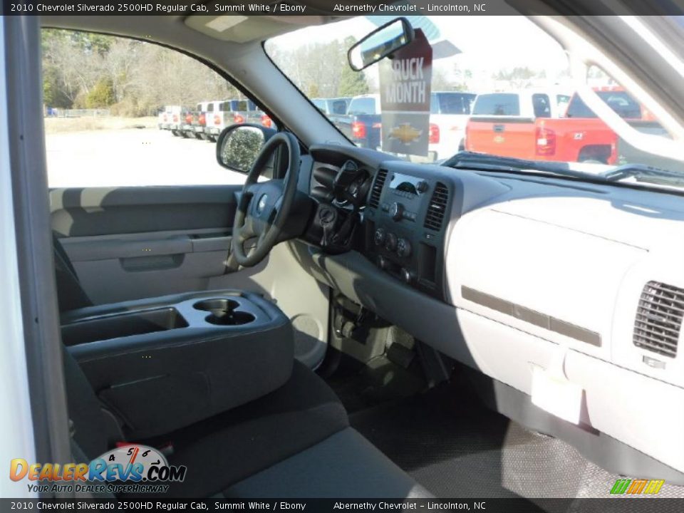 2010 Chevrolet Silverado 2500HD Regular Cab Summit White / Ebony Photo #19