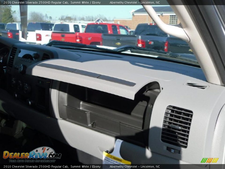 2010 Chevrolet Silverado 2500HD Regular Cab Summit White / Ebony Photo #20