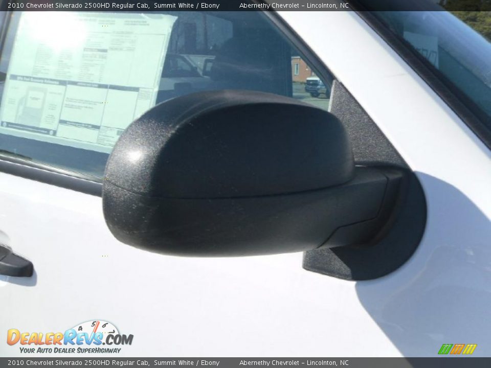 2010 Chevrolet Silverado 2500HD Regular Cab Summit White / Ebony Photo #21