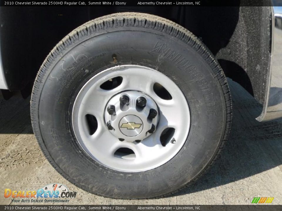 2010 Chevrolet Silverado 2500HD Regular Cab Summit White / Ebony Photo #22