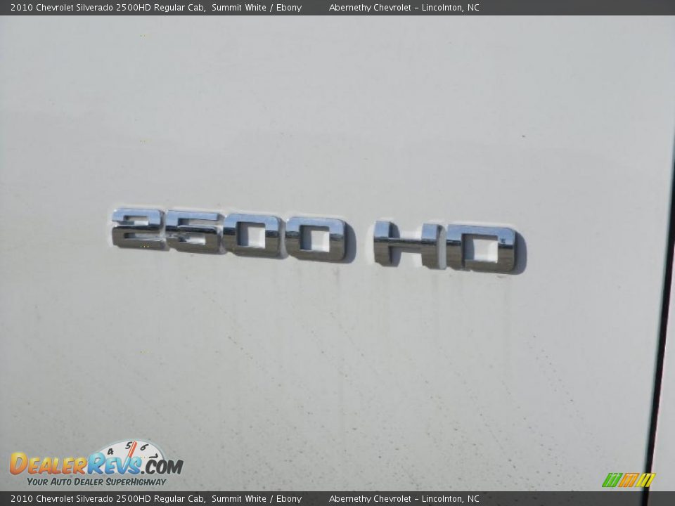 2010 Chevrolet Silverado 2500HD Regular Cab Summit White / Ebony Photo #23