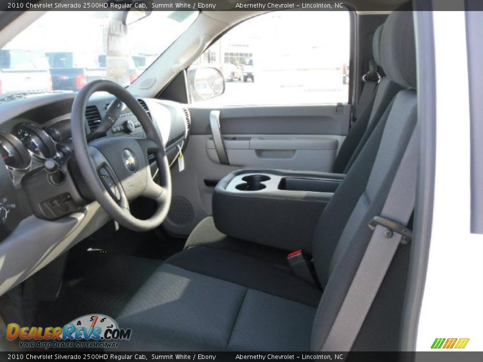 2010 Chevrolet Silverado 2500HD Regular Cab Summit White / Ebony Photo #27