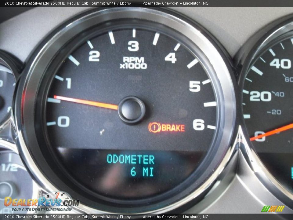 2010 Chevrolet Silverado 2500HD Regular Cab Summit White / Ebony Photo #28